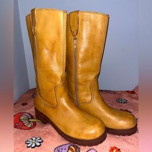 Yellow Steve Madden Eureka Boots